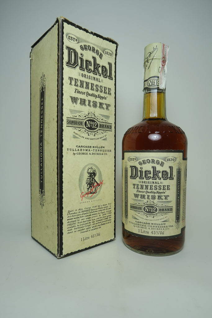 George Dickel Superior No. 12 Brand Tennessee Sour Mash Whisky - Bottled 1992 (43%, 100cl)