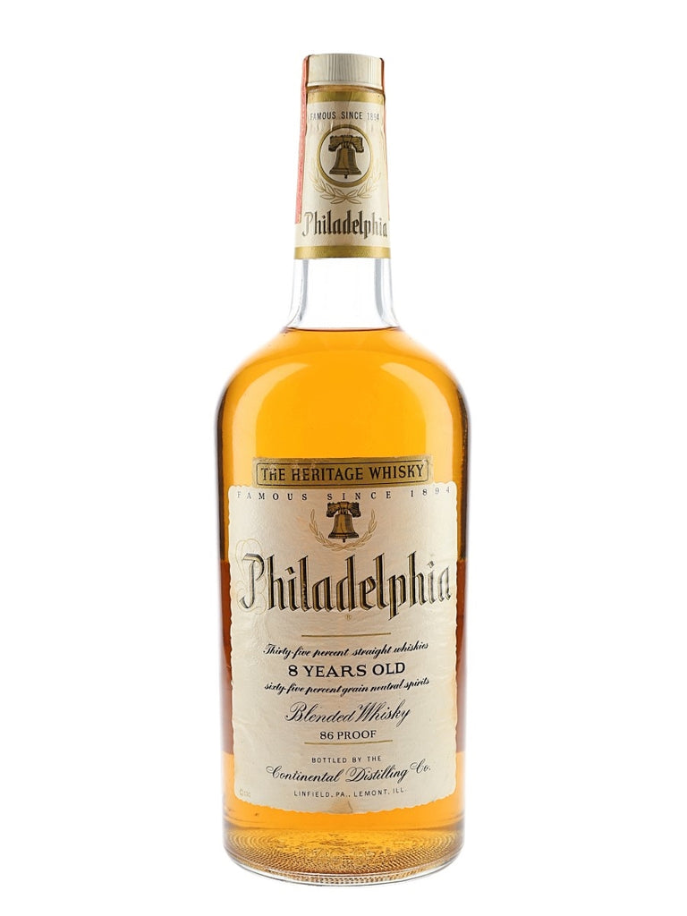 Continental Distilling Corporation's Philadelphia 8YO Blended American Whiskey - Distilled 1962 / Bottled 1970 (43%, 113cl)
