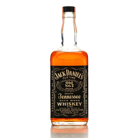 Jack Daniel's Tennessee Sour Mash Whiskey - Bottled 1972 (45%, 94.6cl)