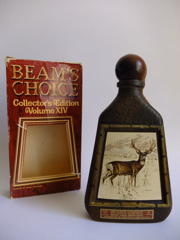Jim Beam Beam's Choice Collector's Edition Volume XIV 'Mule Deer' by James Lockhart 8YO Kentucky Straight Bourbon Whiskey - Distilled 1968/Bottled 1976 (40%, 75cl)
