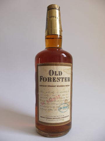 Old Forester Kentucky Straight Bourbon Whisky - 1975 (43%, 75.7cl)