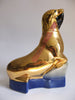 Ezra Brooks 12YO Kentucky Straight Bourbon Whiskey, 24 Karat Gold Seal Decanter - c. 1972	 (45%, 75.7cl)