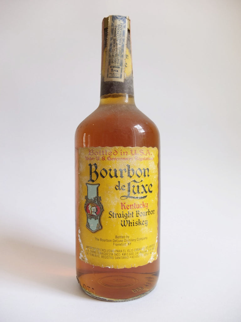 Bourbon de Luxe 4YO Kentucky Bourbon - 1970s (40%, 100cl)