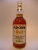 Old Crow 5YO Kentucky Straight Bourbon Whiskey - Distilled 1967, Bottled 1972 (43%, 113.6cl)