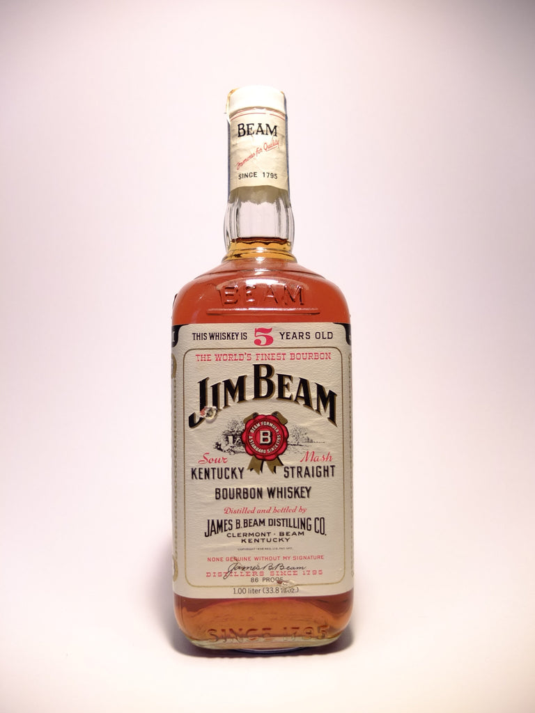 Jim Beam 5YO Kentucky Straight Bourbon Whiskey - Distilled 1964, Bottled 1969 (43%, 100cl)