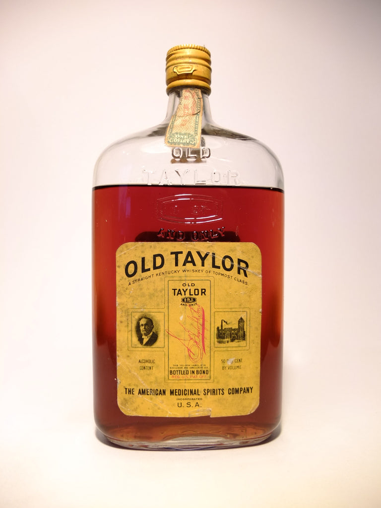 Old Taylor (Bottled in Bond) Straight Kentucky Whiskey - Distilled Spring 1917 (50%, 94.6cl)