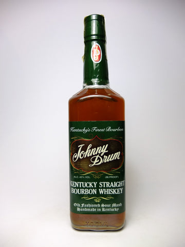 Johnny Drum 4YO Kentucky Straight Bourbon Whiskey - Distilled 1986 / Bottled 1990 (43%, 70cl)