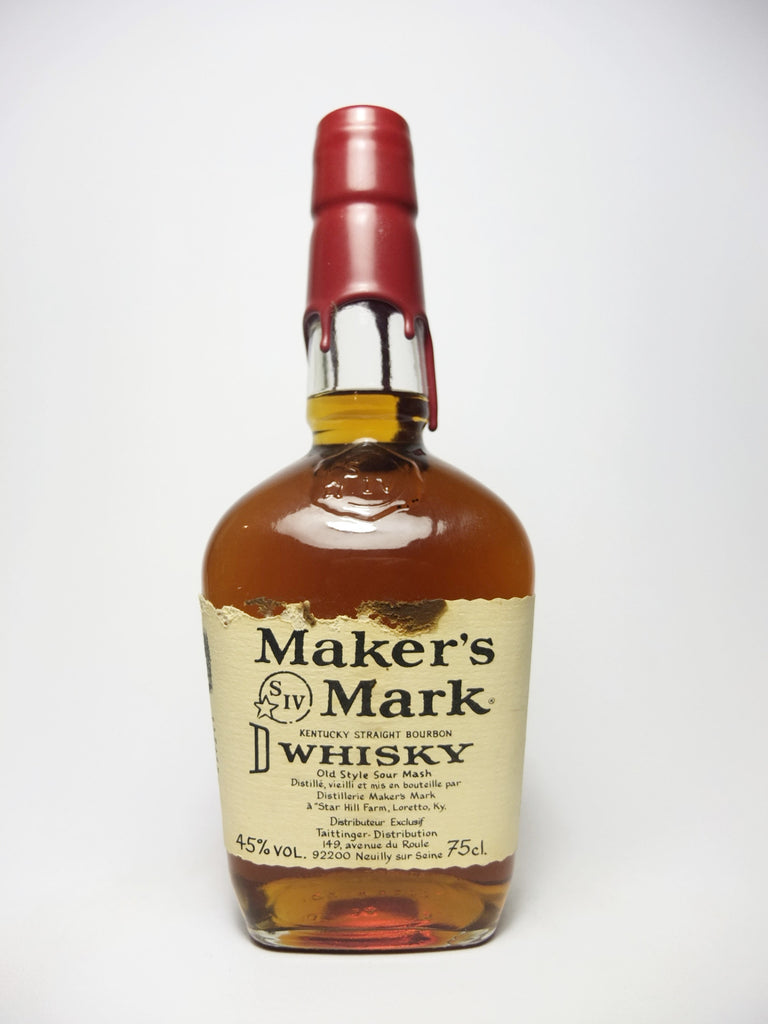 Maker's Mark Kentucky Straight Bourbon Whiskey - Bottled 1994 (45%, 75 –  Old Spirits Company