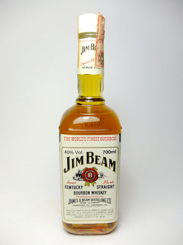 Jim Beam 4YO White Label Kentucky Bourbon - Distilled 1989 / Bottled 1993 (40%, 70cl)