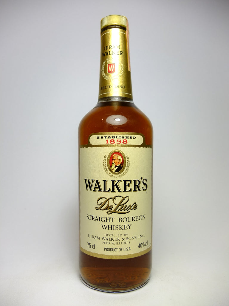 Hiram Walker's DeLuxe Straight Bourbon Whisky - Bottled 1983 (40%, 75cl)