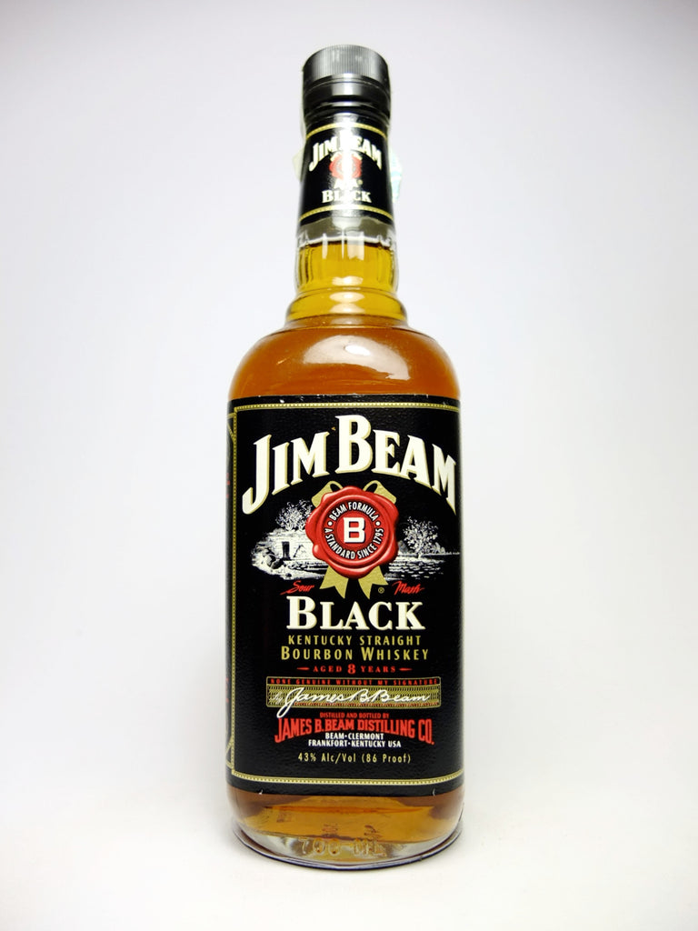 Jim Beam 8YO Black Label Kentucky Straight Bourbon Whiskey - Distilled 1988 / Bottled 1996 (43%, 70cl)