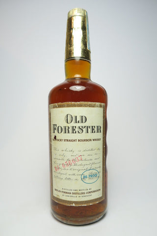 Old Forester Kentucky Straight Bourbon Whisky - Bottled 1974 (43%, 75.7cl)