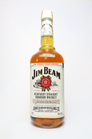 Jim Beam Kentucky 4YO White Label Straight Bourbon Whiskey - Distilled 1998 / Bottled 2002 (40%, 100cl)