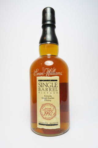 Evan Williams Single Barrel Vintage Kentucky Straight Bourbon Whiskey - Distilled 1992 (43.3%, 75cl)