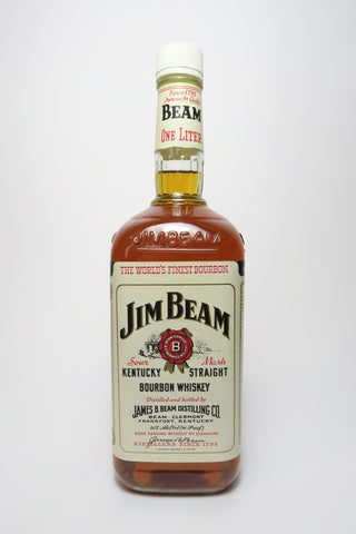 Jim Beam 4YO White Label Kentucky Straight Bourbon Whiskey - Distilled 1986 / Bottled 1990 (40%, 100cl)