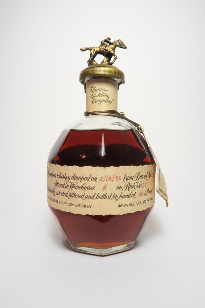 Blanton's Single Barrel Kentucky Straight Bourbon Whiskey - Dumped 1993 (46.5%, 70cl)