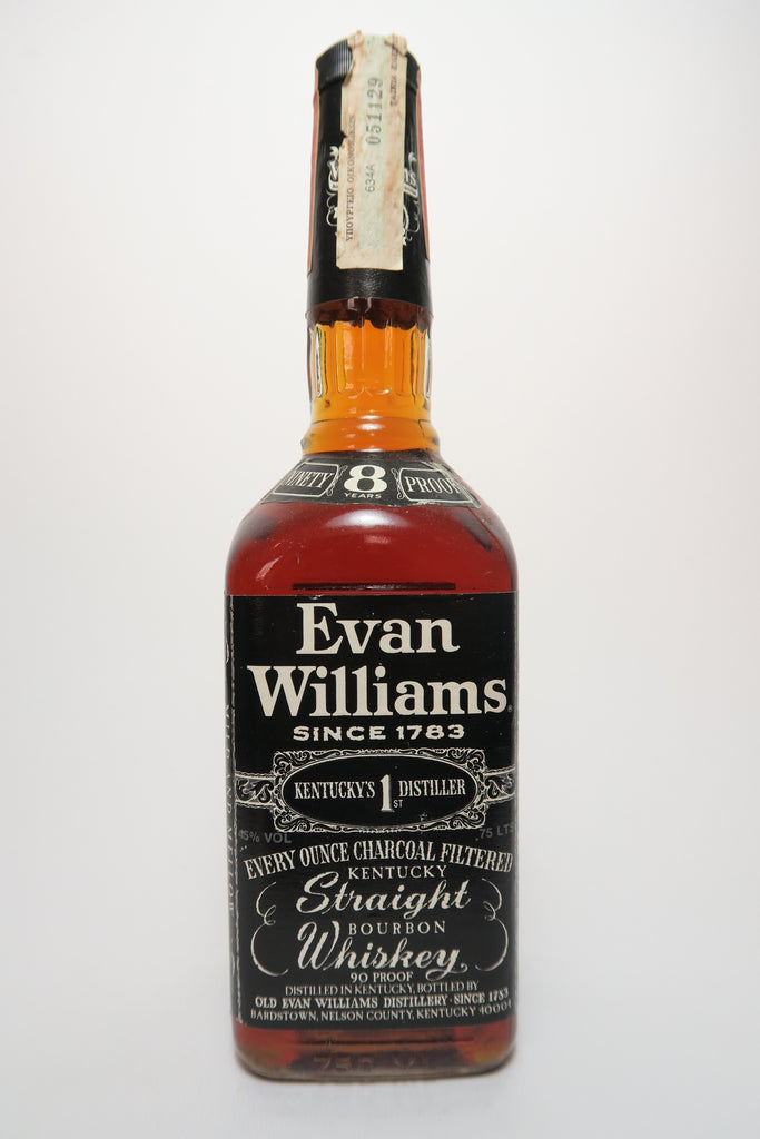 Evan Williams 8YO Kentucky Straight Bourbon Whiskey - Distilled 1980 / Bottled 1988 (45%, 75cl)