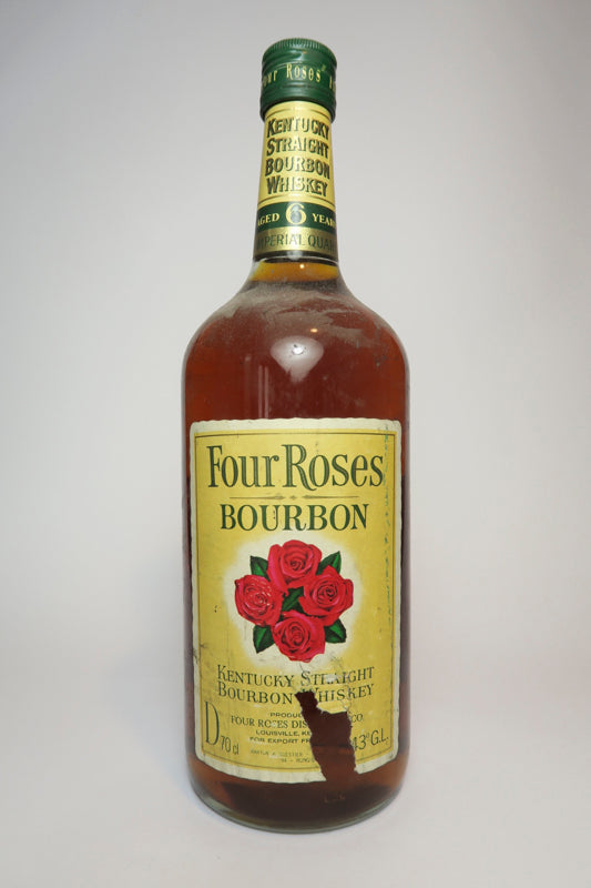 Four Roses 6YO Kentucky Straight Bourbon Whiskey - Late 1960s / Early 1970s (43%, 114cl)