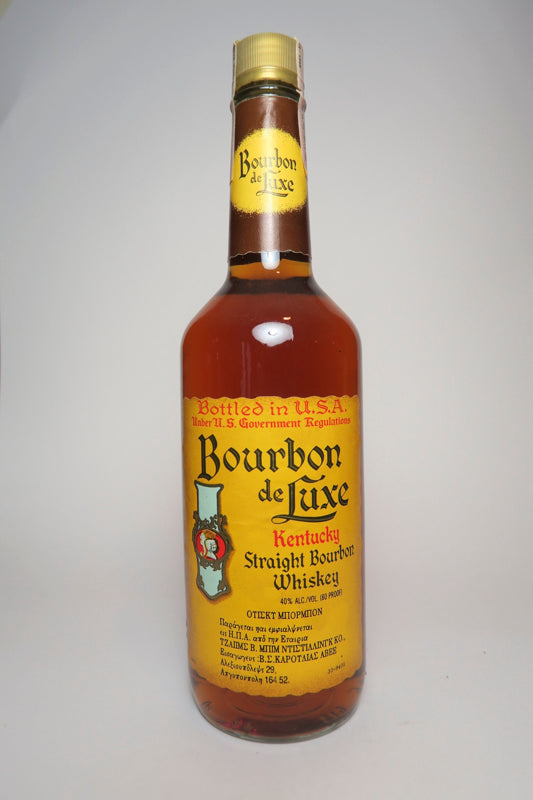 Bourbon de Luxe 4YO Kentucky Straight Bourbon Whiskey - Distilled 1986 / Bottled 1989 (40%, 70cl)