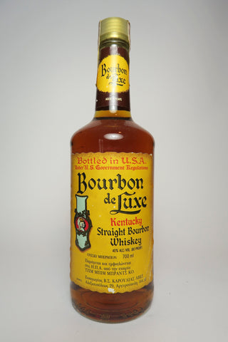 Bourbon de Luxe 4YO Kentucky Straight Bourbon Whiskey - Distilled 1987 / Bottled 1991 (40%,	70cl)