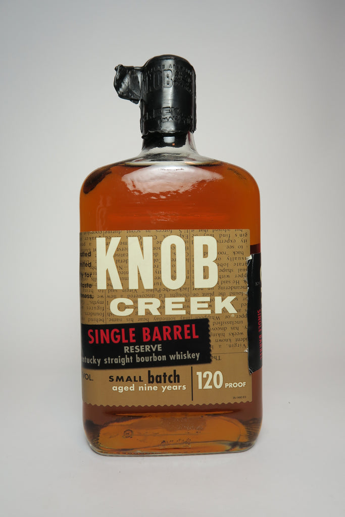 Knob Creek 9YO Single Barrel Reserve Kentucky Straight Bourbon Whiskey - Late 1990s (60%, 75cl)