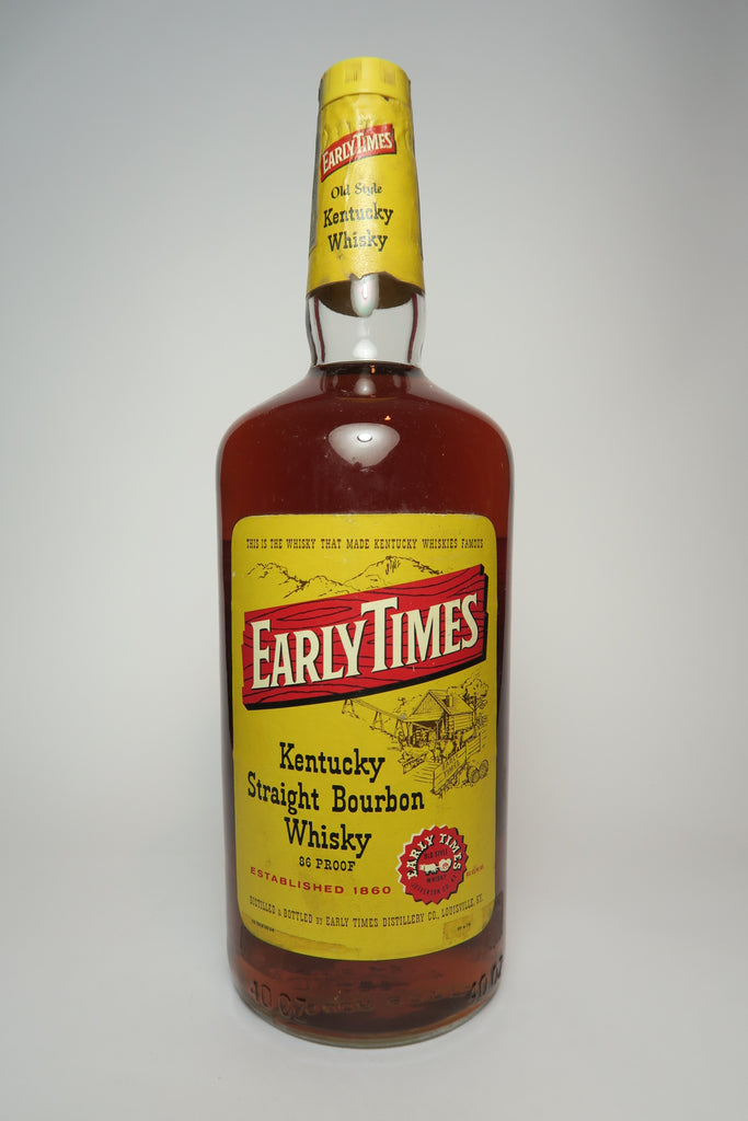 Early Times 4YO Kentucky Straight Bourbon Whiskey - Distilled 1974 / Bottled 1978 (43%, 114cl)