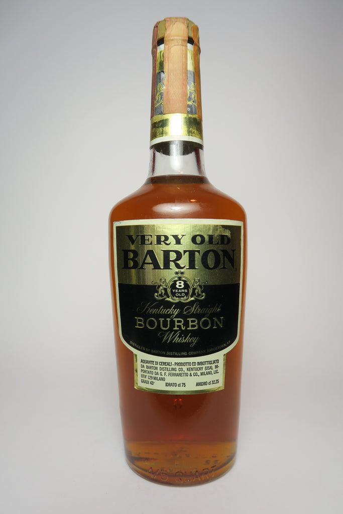 Sam Barton 8YO Kentucky Straight Bourbon Whiskey - Distilled 1967 / Bottled 1975 (43%, 75cl)