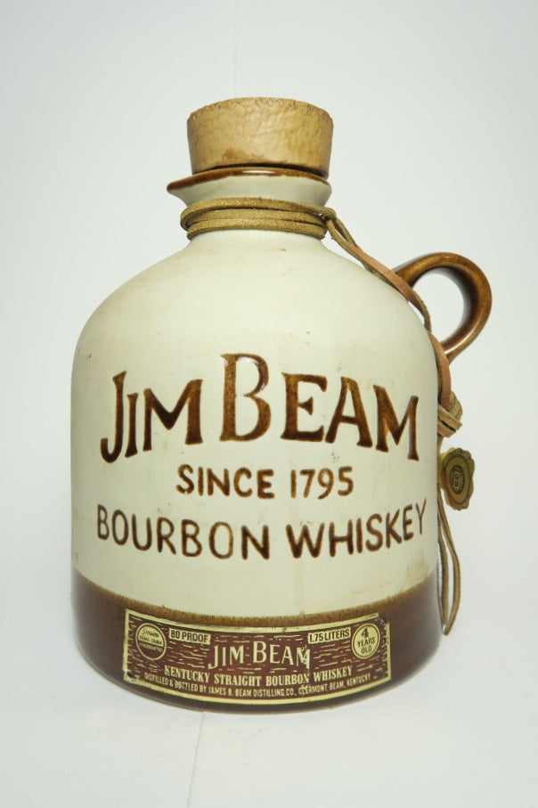 Jim Beam 4YO Kentucky Straight Bourbon Whiskey - Distilled 1977, Bottled 1981 (40%, 175cl)