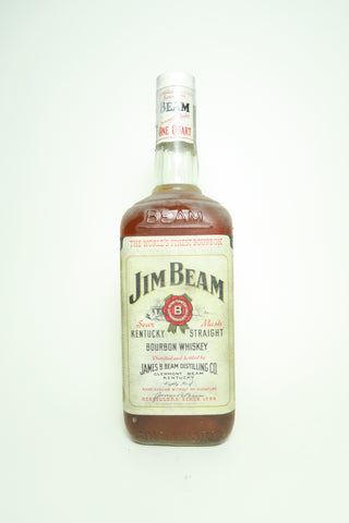Jim Beam 4YO White Label Kentucky Straight Bourbon Whiskey - Distilled 1973 / Bottled 1977 (Not Stated, 94.6cl)