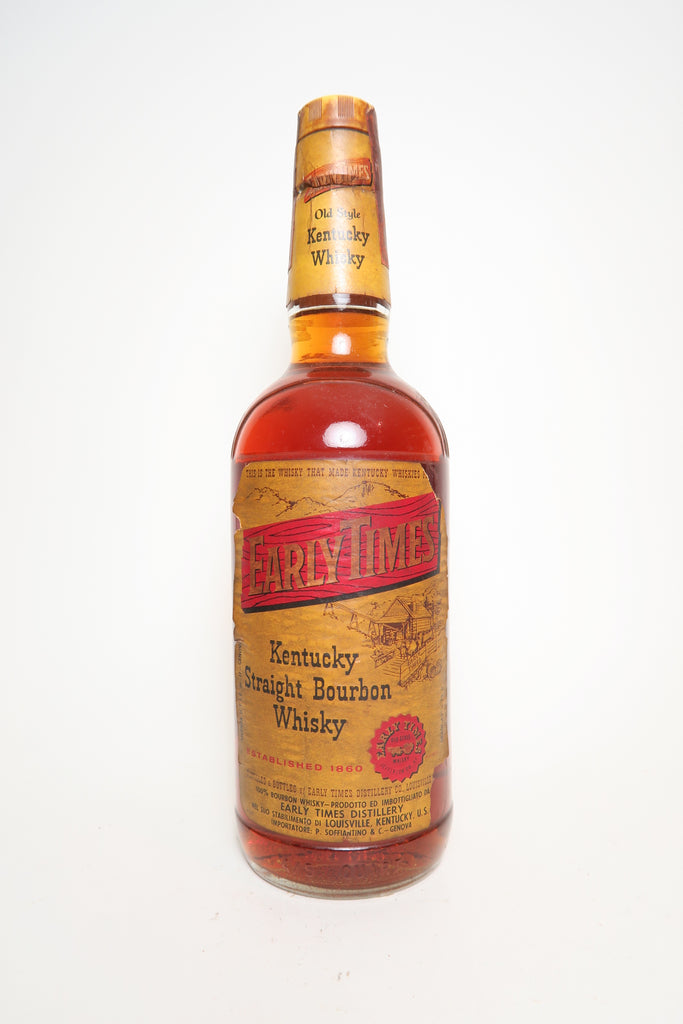 Early Times 4YO Kentucky Straight Bourbon Whisky - Distilled 1965 / Bottled 1969, (43%, 75cl)
