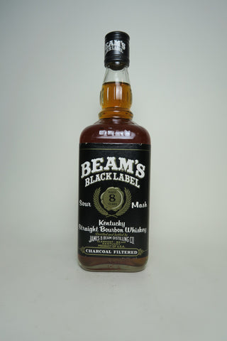 Jim Beam 8 Year Black Label Old Kentucky Straight Bourbon Whisky - 1990s (Not Stated, 70cl)