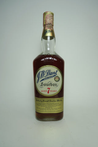J.W. Dant 7YO Kentucky Straight Bourbon Whiskey - Distilled 1963 / Bottled 1970 (43%, 75.7cl)
