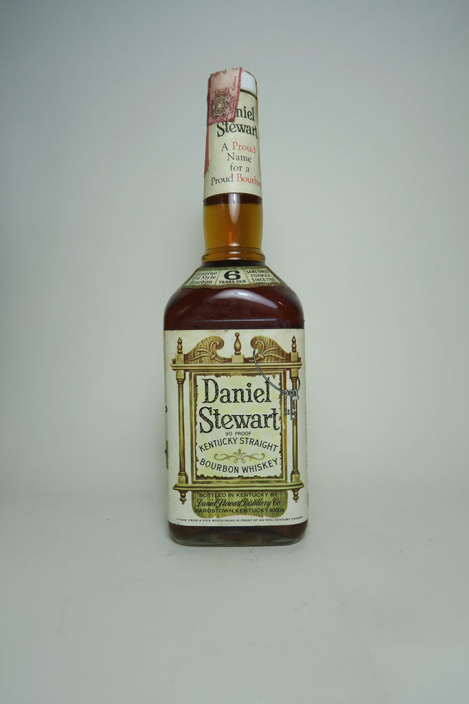 Daniel Stewart 6YO Kentucky Straight Bourbon Whiskey - Distilled 1971 / Bottled 1977 (45%, 75cl)