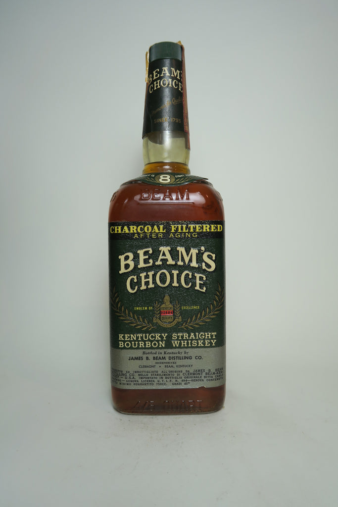 James B. Beam's Beam's Choice 8YO Kentucky Straight Bourbon Whisky - Distilled 1962 / Bottled 1970 (45%, 75cl)