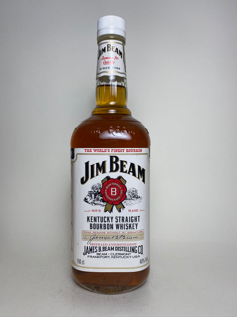 Old Bourbon Company Whiskey Straight Distilled Kentucky Jim Beam – Spirits - 4YO White Label