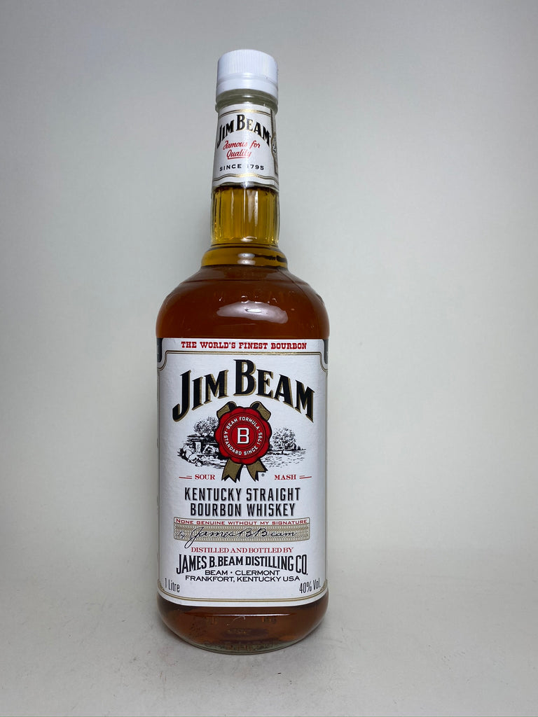 Jim Beam 4YO White Label Kentucky Straight Bourbon Whiskey - Distilled 1998 / Bottled 2002 (40%, 100cl)
