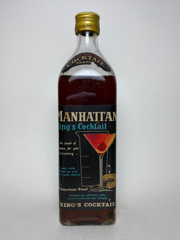 Roberto Moroni's Manhattan King's Cocktail - 1960s (30%, 75cl)