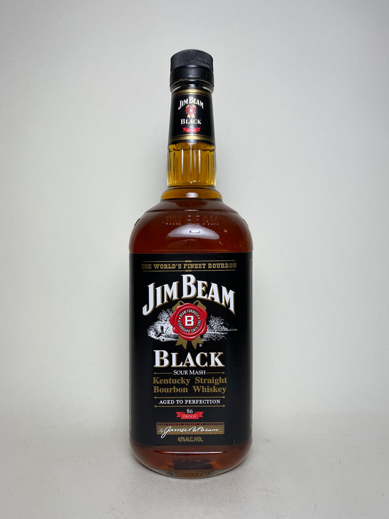 Jim Beam 8YO Black Label Kentucky Straight Bourbon Whiskey - Distilled 1998 / Bottled 2006 (43%, 100cl)