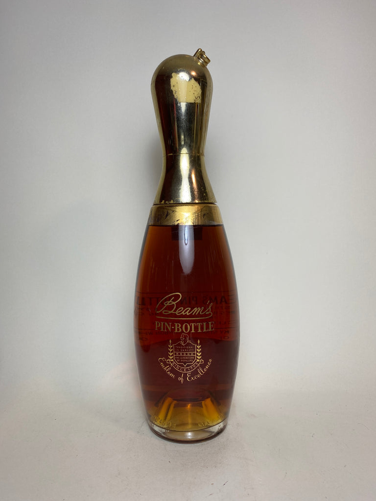 Beam's Pin Bottle 4YO Kentucky Straight Bourbon Whisky - Distilled 1959 / Bottled 1963 (43%, 70cl)