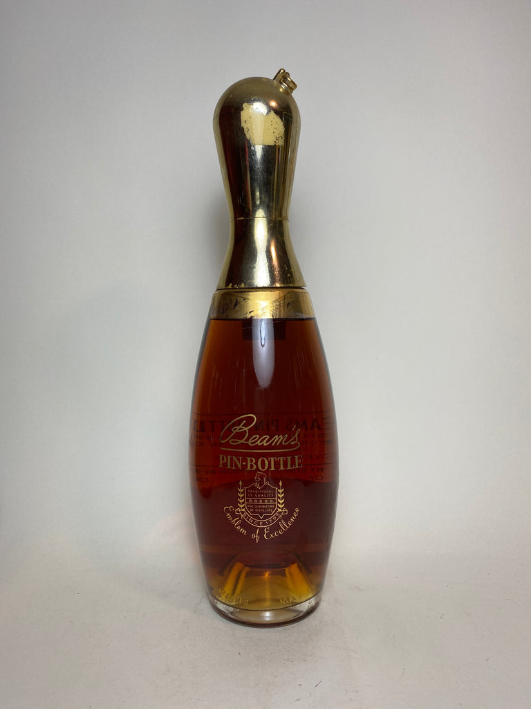 Beam's Pin Bottle 4YO Kentucky Straight Bourbon Whisky - Distilled 1959 / Bottled 1963 (43%, 70cl)