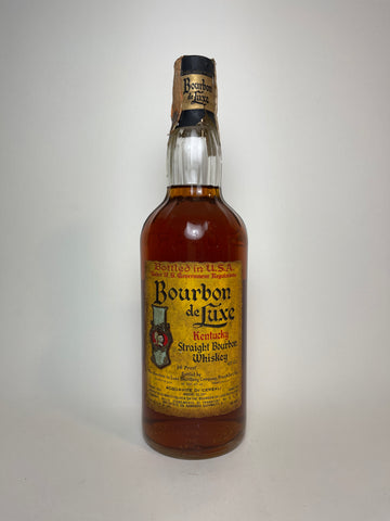 Bourbon de Luxe 4YO Kentucky Straight Bourbon Whiskey - Bottled 1970 (43%, 75cl)