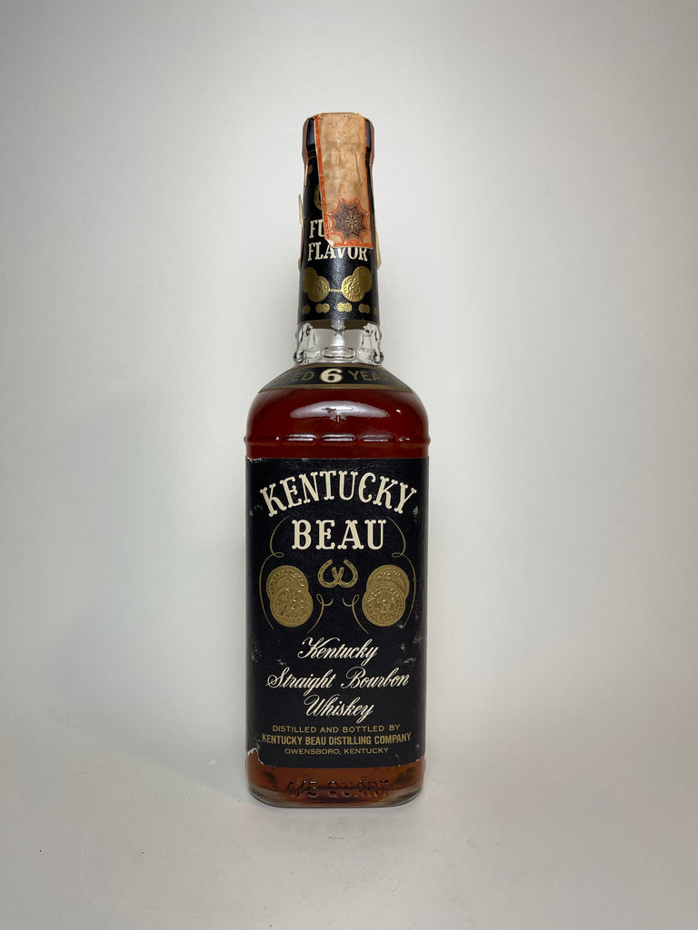 Kentucky Beau 8YO Kentucky Straight Bourbon Whiskey - Distilled 1964 / Bottled 1972 (43%, 75cl)
