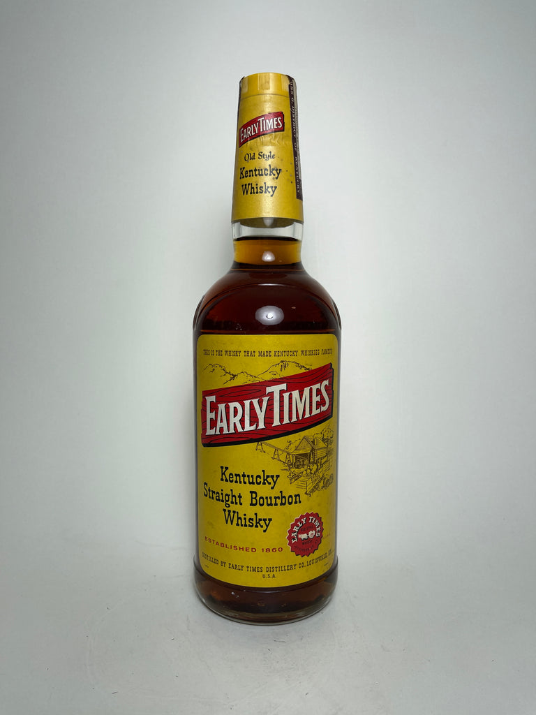 Early Times Old Style Kentucky Straight Bourbon Whisky - 1960s (43%, 70cl)