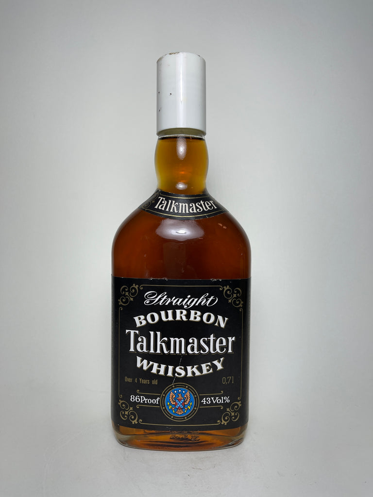 Talkmaster 4YO+ Straight Bourbon Whiskey - 1970s (43%, 70cl)