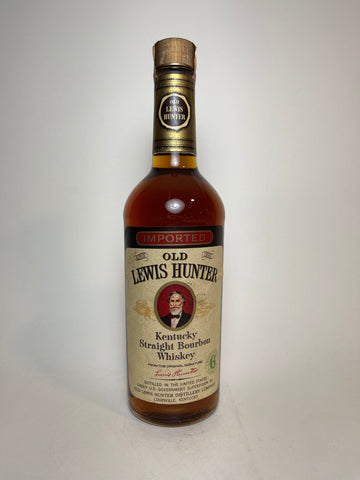 Old Lewis Hunter 6YO Kentucky Straight Bourbon Whiskey - Distilled 1960s / Bottled 1970s (43%, 70cl)