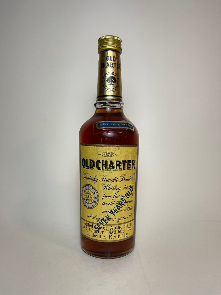 Old Charter 7YO Kentucky Straight Bourbon Whiskey - Distilled 1965 / Bottled 1972 (43%, 70cl)