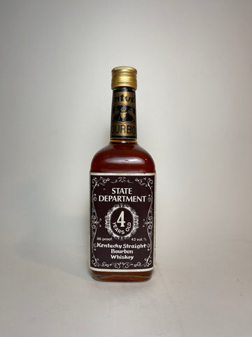 State Department Kentucky Straight Bourbon Whiskey - 1970s (43%, 70cl)