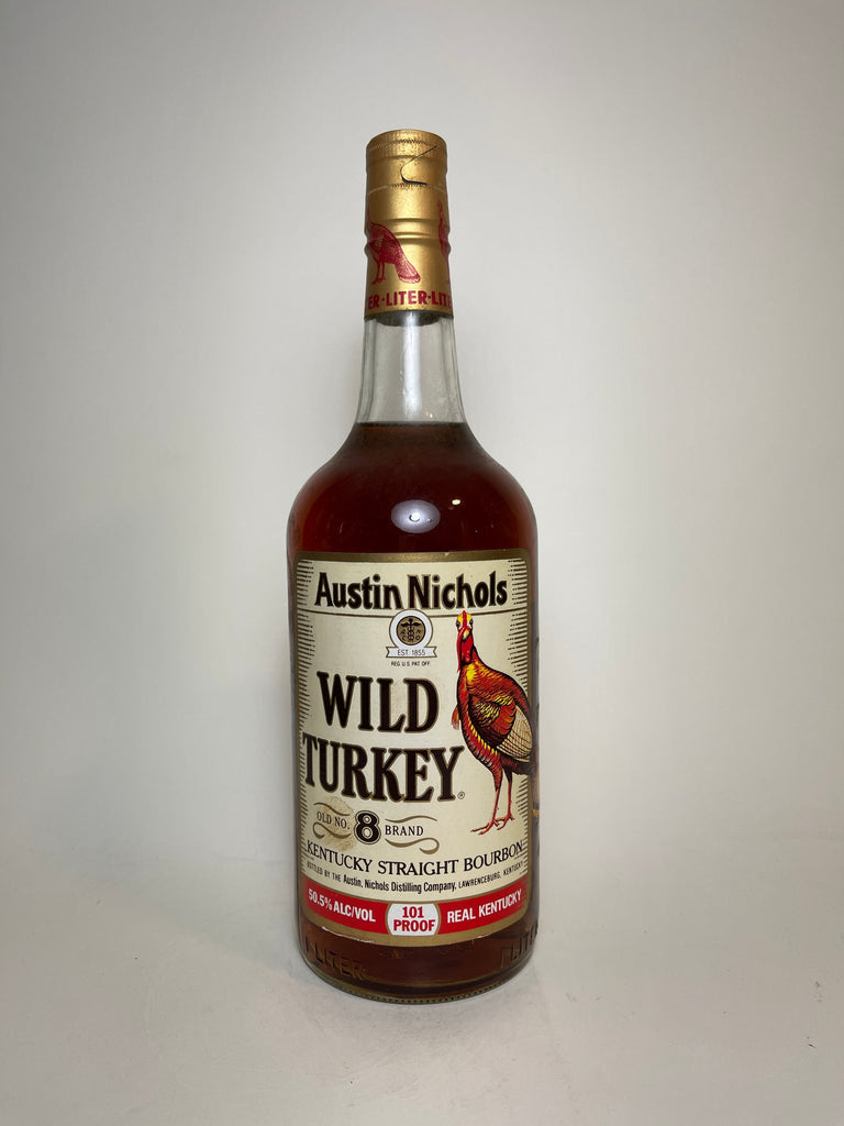 Austin Nichols Wild Turkey 8YO Kentucky Bourbon, Lawrenceburg - Distilled 1985 / Bottled 1993 (50.5%, 100cl)