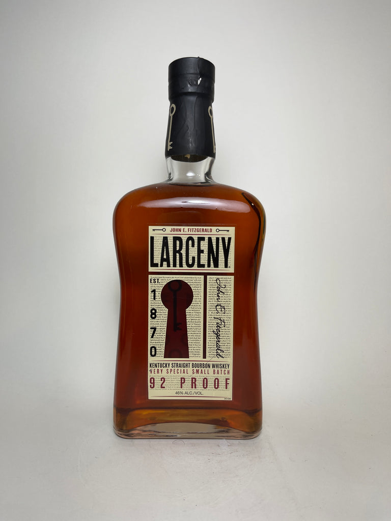 John E. Fitzgerald Larceny Very Special Small Batch Kentucky Straight Bourbon Whiskey - Introduced 2012 (46%, 100cl)