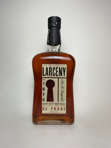 John E. Fitzgerald Larceny Very Special Small Batch Kentucky Straight Bourbon Whiskey - Introduced 2012 (46%, 100cl)
